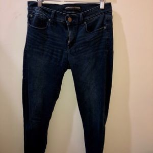 Express dark blue jeggings!